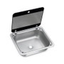 Dometic SNG 4133 square sink with glass lid 9102305029