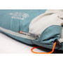 Zipper baffle and corded sleeping bag hood Zipper baffle and corded sleeping bag hood