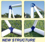 Sturdy Soccer Goal Post Frame Structure Sturdy Soccer Goal Post Frame Structure