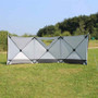 Outdoor Revolution Pronto Compact 3 Panel Windbreak has a clear window in the centre panel Outdoor Revolution Pronto Compact 3 Panel Windbreak has a clear window in the centre panel