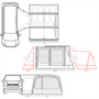Outdoor Revolution Movelite T3E driveaway awning dimensions