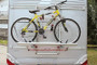 Fiamma Easy Dry Clothing and Bike Rack - In-use attached to camper - Drying Bike -  06306-01- Fiamma Easy Dry Clothing and Bike Rack - In-use attached to camper - Drying Bike -  06306-01-