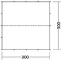 Robens Trail Tarp 3x3m