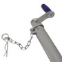 The Maypole 48mm Heavy Duty Serrated Jockey Wheel has a 100mm handle extension
