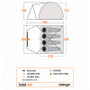 Vango Tahoe 400 dimensions. Vango Tahoe 400 dimensions.