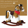 Patches the Rocking Horse makes neighing and clip clop noises when you press either of his ears!