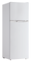 Dellcool Caravan Fridge Freezer 132L with a Crisper Drawer, Door Trays, and Removable Shelves (AD-FS-131)