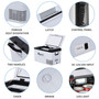 Featuring porous heat dissipation, two handles, chain, latch, drainage, control panel, DC 12/24V input, LED light Featuring porous heat dissipation, two handles, chain, latch, drainage, control panel, DC 12/24V input, LED light