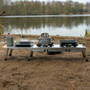 Rubber feet on the legs and pan rest Rubber feet on the legs and pan rest