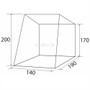 Bunker Rear Tailgate Tent Dimensions 