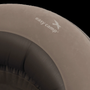 Easy Camp Maple Chair Inflatable Natural Furniture Close up on the logo. 