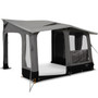 Dometic Club Air Tour 330 Awning fully on display with windows and doors open