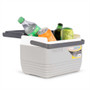 Vango Pinnacle 32L Cooler showing which items can be fit inside. 