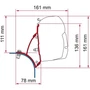 Fiamma F43 Bracket for VW T5/T6