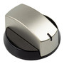 Dometic Spare - Hob Turning Knob Black Silver