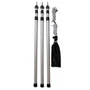 Lightweight aluminium adjustable support poles