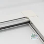 Adventurer Campervan caravan and motor-home top hinge window with white magnetic blinds
