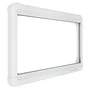 Adventurer Campervan caravan and motor-home top hinge window with white magnetic blinds