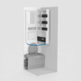 Caravan Bathroom Unit with rotating sink shower