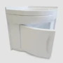 Vanity Bathroom Corner Cabinet Unit with Sink - 590x480 for Caravan