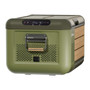 Camping cool box dual hinged