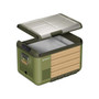 Dual hinged design removable lid