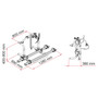 Fiamma Carry Bike Pro C Deep Black Caravan and Motorhome Bike Rack