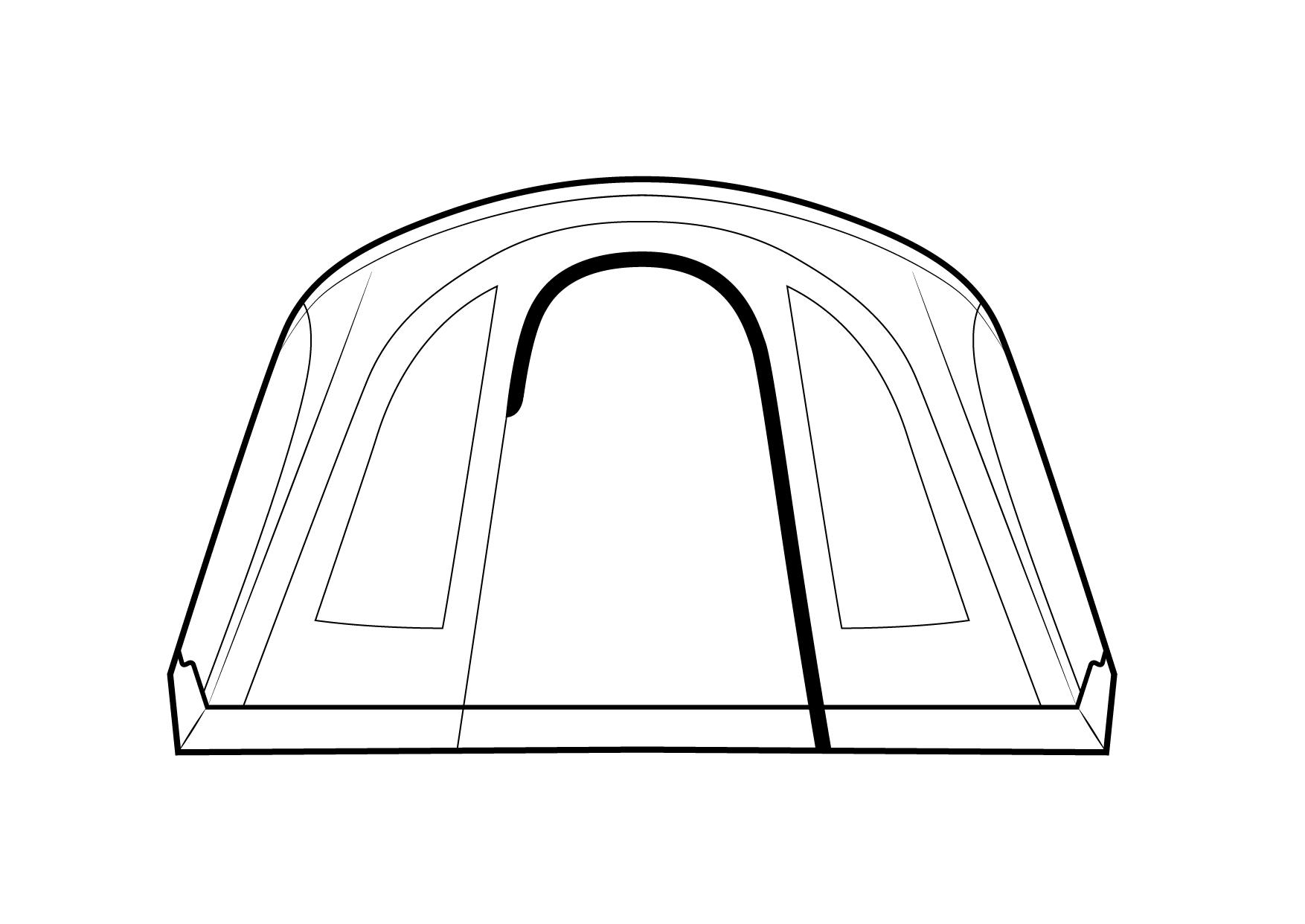 Outwell Sacramento pitch options