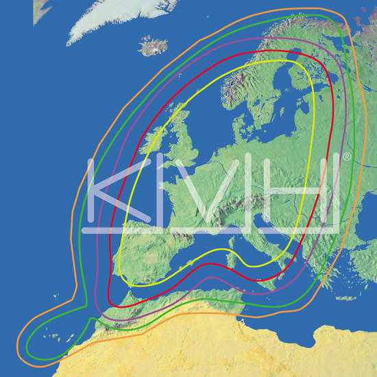 European Satellite TV Coverage