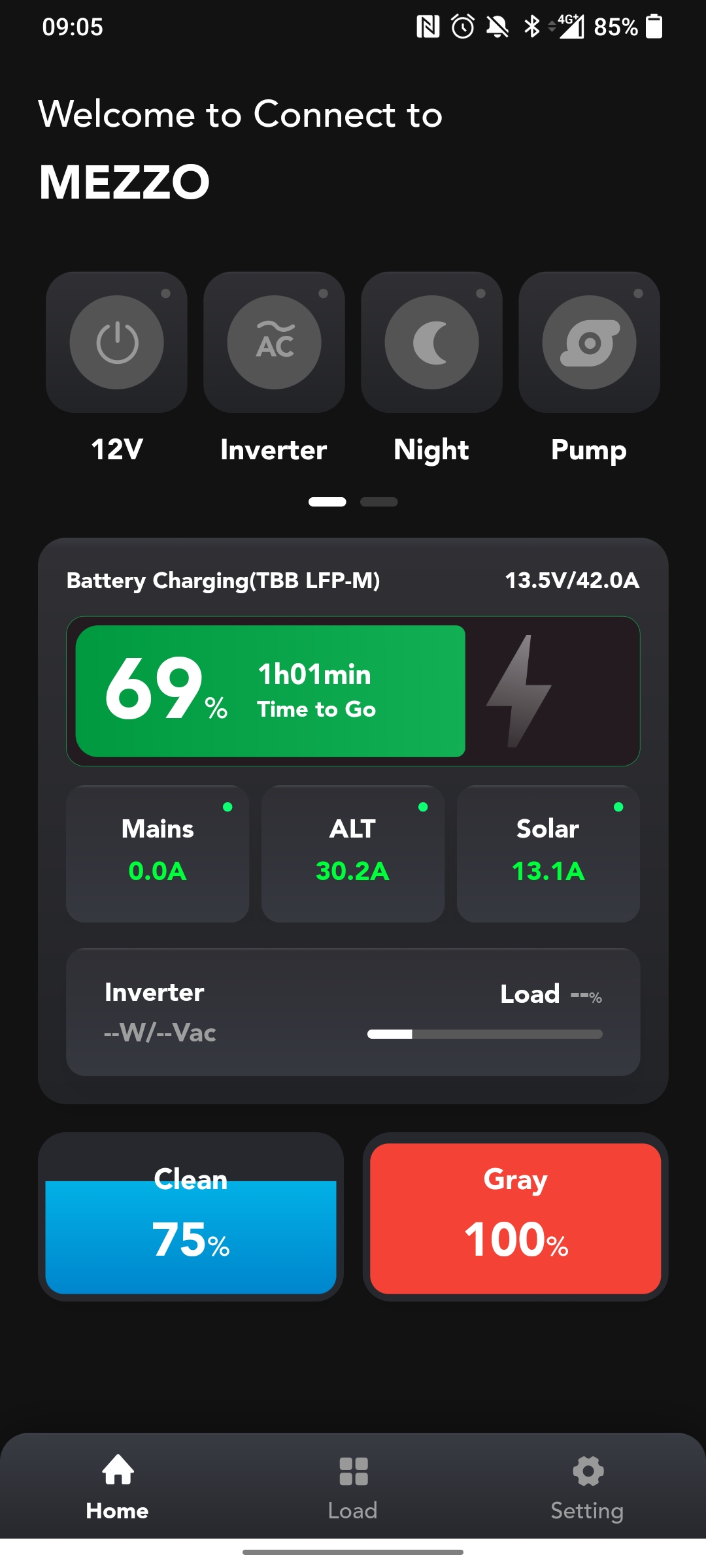 TBB Mezzo Smartphone App Homepage