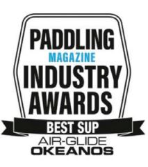 SIC Okeanos winner of Paddling Magazine's best SUP inflatable stand up paddle board award SIC Okeanos Inflatable SUP Awards