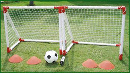 Mini Football Twin Goal Post Training Set