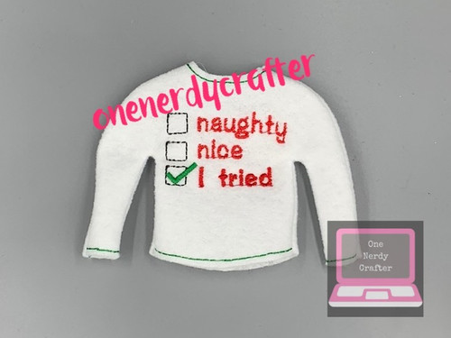 I Tried Elf Sweater