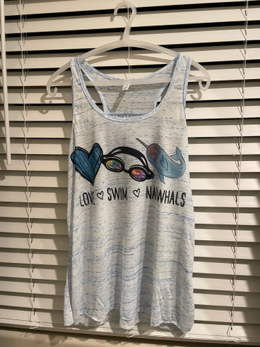 Love, Swim Narwhal Tank Top