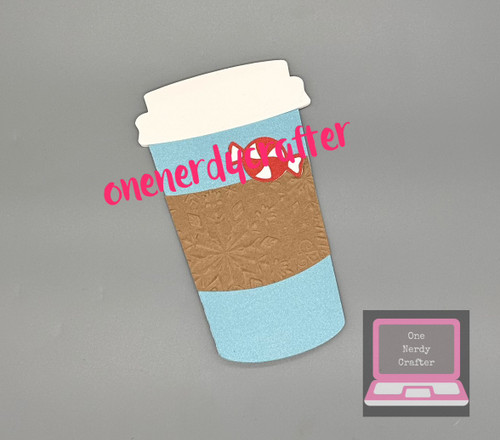 Red Candy Coffee  Cup  Giftcard Holder