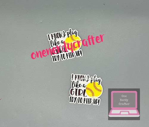 Softball Life Stickers