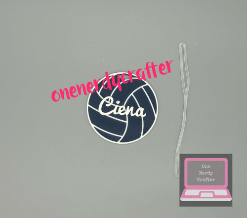 Volleyball Bag Tag