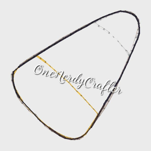 Candy Corn Flasher Feltie Embroidery Digital Design File
