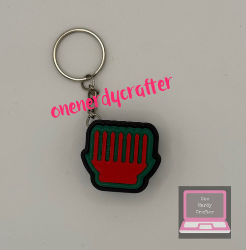 Kwanzaa Fidget Clicker Keychain