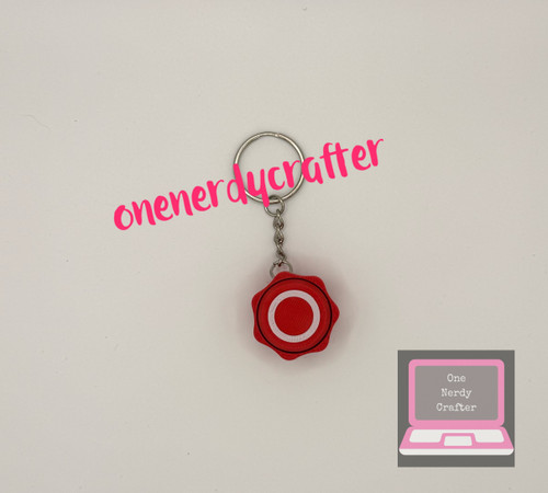 Gongi Red Fidget Clicker Keychain