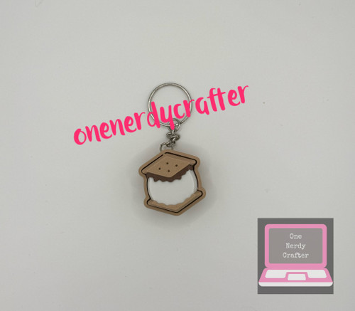 Smore Fidget Clicker Keychain