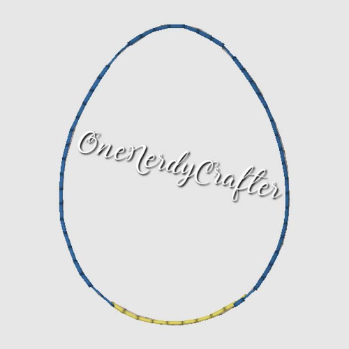 Easter Egg Flasher Feltie Embroidery Digital Design File