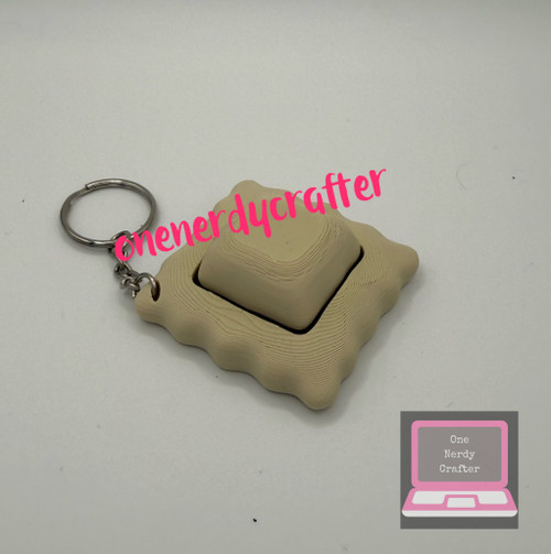 Ravioli Fidget Clicker Keychain