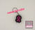 Pink Ribbon Fidget Clicker Keychain