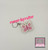 White Butterfly Fidget Clicker Keychain