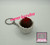 Red Sprinkle Chocolate Fidget Clicker Keychain