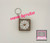 White with Chocolate Chips Donut Fidget Clicker Keychain