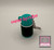 Teal & Black Tumbler Fidget Clicker Keychain