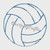 Volleyball Flasher Feltie Embroidery Digital Design File