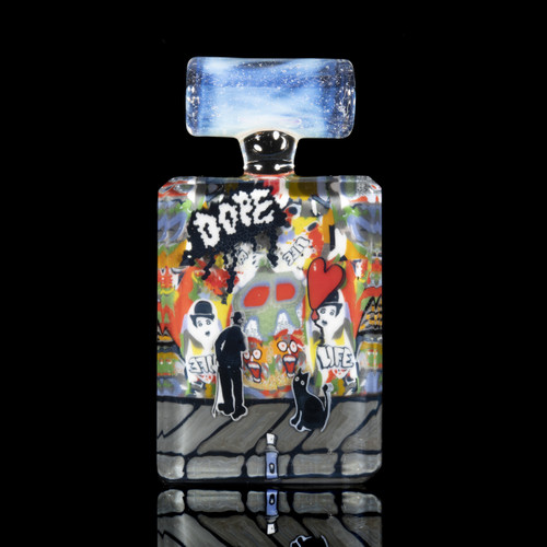 Azul Glass - Graffiti Chaplin Pendant